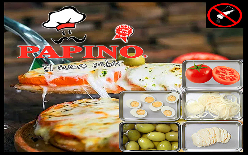 1021 - Pizza Napolitana con Cebolla y Huevo sin sal