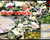 1073 Pizza de Espinaca con Huevo sin sal